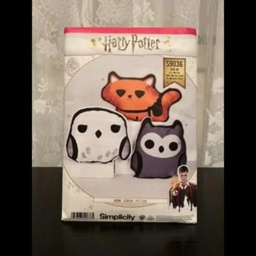 Wizarding World Inspired Stuffed Character Pillows Sewing Pattern - Picture 1 of 2